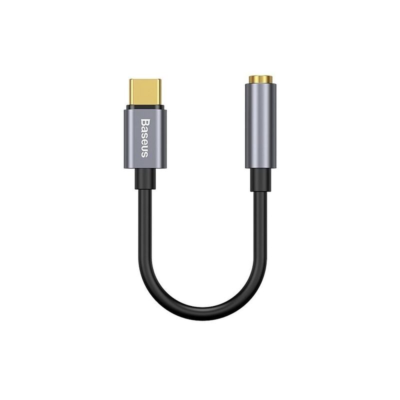 Adaptér Baseus CATL54-0G DAC audio redukce z USB-C na 3,5mm Jack L54 (female) šedý