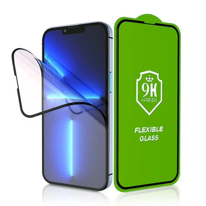 Levně Screen Glass Apple iPhone 13 PRO MAX, Apple iPhone 14 PLUS 5D Full Glue Bestsuit Flexible Nano 1030268