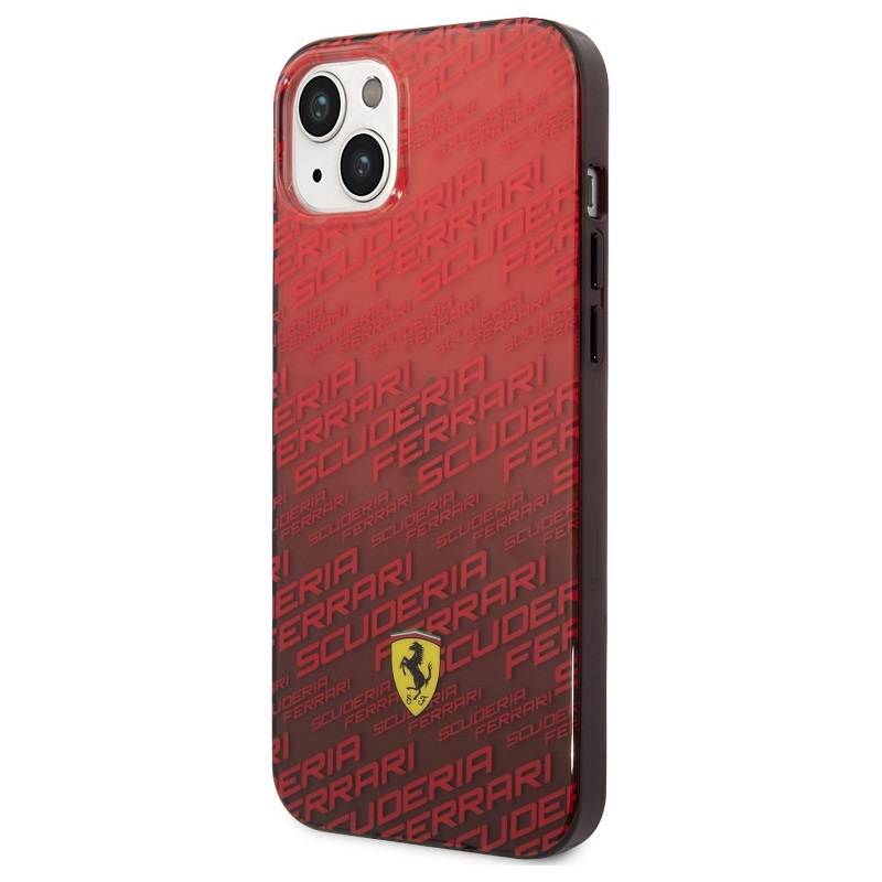 Levně Pouzdro Ferrari Gradient Allover zadní kryt pro Apple iPhone 14 PLUS Red