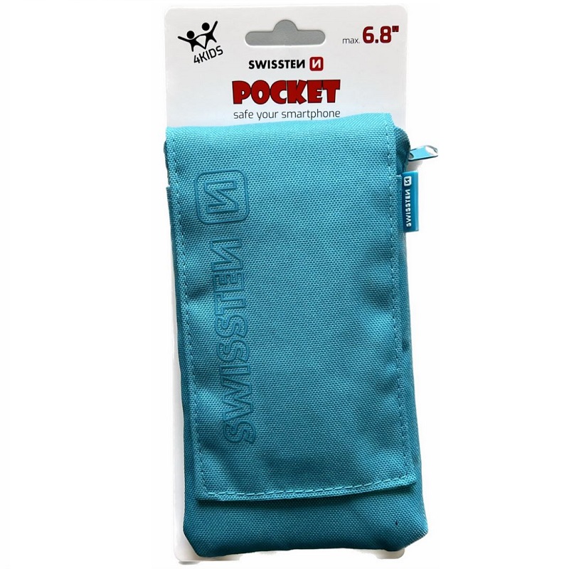 Levně Pouzdro Swissten Pocket 6,8" modré