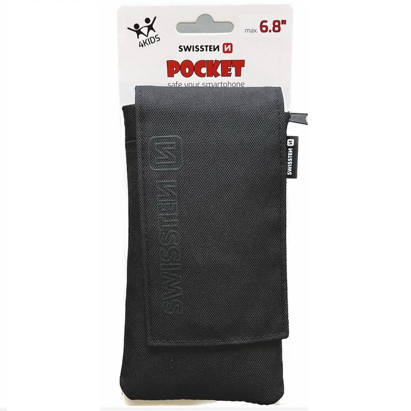 Levně Pouzdro Swissten Pocket 6,8" černé