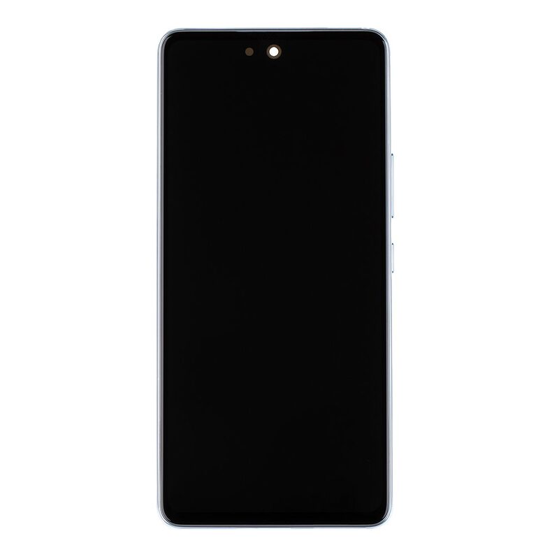 LCD display Samsung A536 Galaxy A53 5G + dotyk + přední kryt Original Service Pack modrý