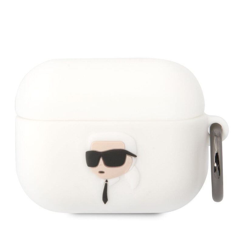 Levně Karl Lagerfeld 3D Logo NFT Karl Head Silikonové Pouzdro pro Airpods Pro KLAPRUNIKH