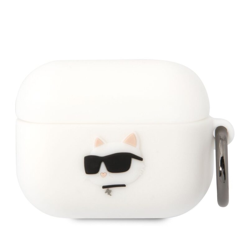 Levně Karl Lagerfeld AirPods Pro cover Silicone Choupette Head 3D KLAPRUNCHH