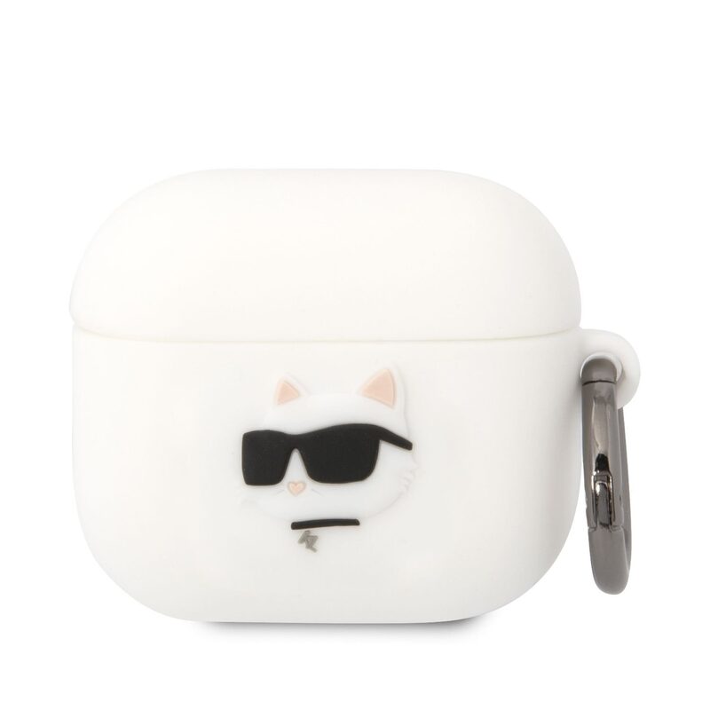 Karl Lagerfeld AirPods 3 cover Silicone Choupette Head 3D KLA3RUNCHH