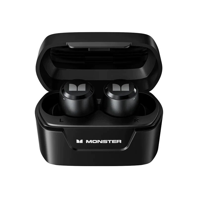 Levně Sluchátka Bluetooth TWS Monster XKT05 + nabíjecí pouzdro Black