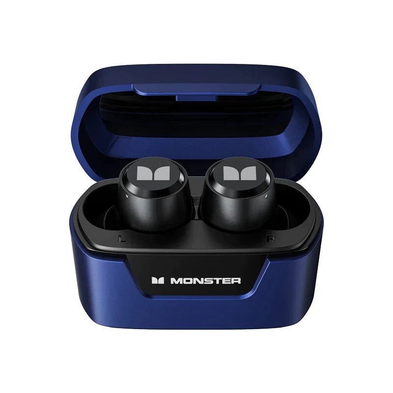 Sluchátka Bluetooth TWS Monster XKT05 + nabíjecí pouzdro Blue