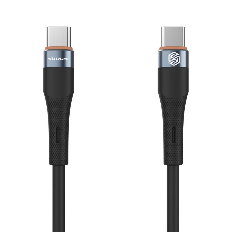 USB datový kabel Nillkin Flowspeed Liquid Silicone USB-C/USB-C 1,2m 60W Black