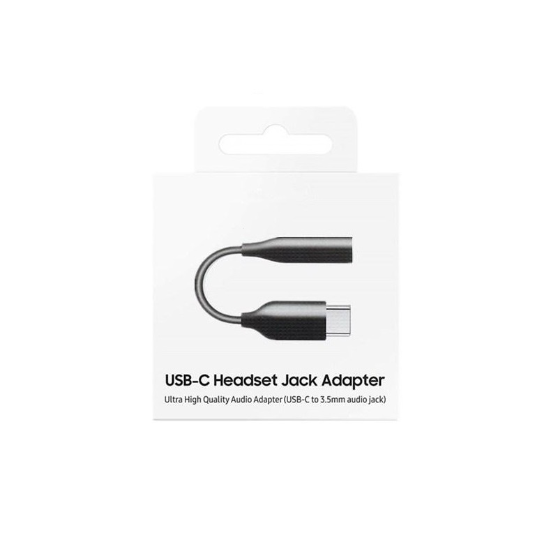 Levně Redukce Samsung EE-UC10JUBE USB-C na 3,5 Jack pro připojení sluchátek náhrada EU blister černá
