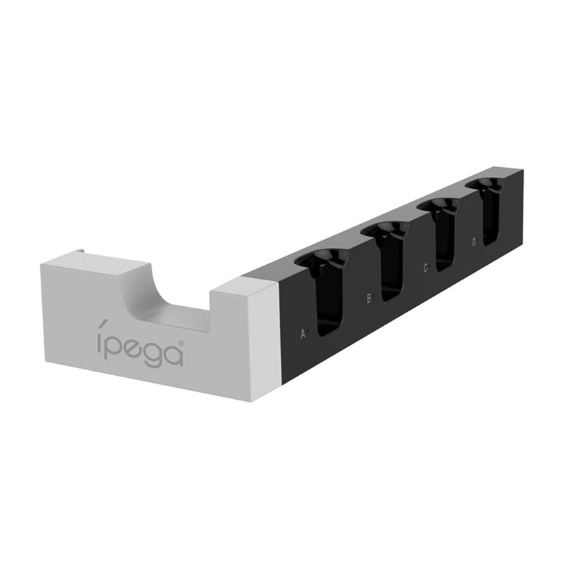 Levně Herní ovladač iPega 9186 Charger Dock pro N-Switch a Joy-con White/Black