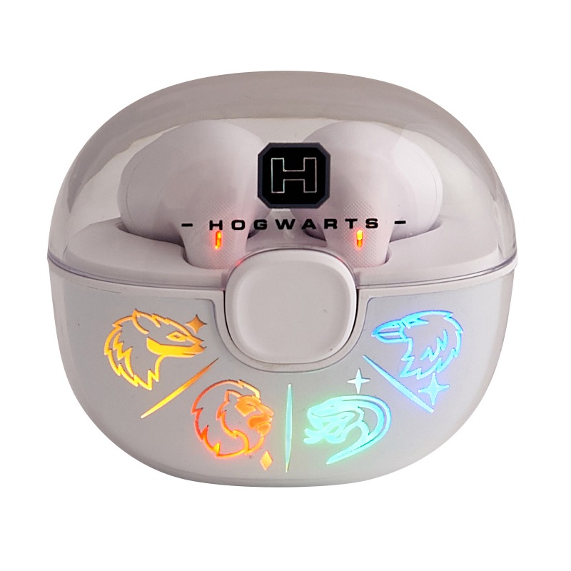 Sluchátka Bluetooth TWS Harry Potter Light-up Hogwarts V5.0 + dobíjecí pouzdro