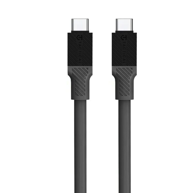 Levně USB datový kabel Tactical Fat Man Cable USB-C/USB-C 60W 1m šedý