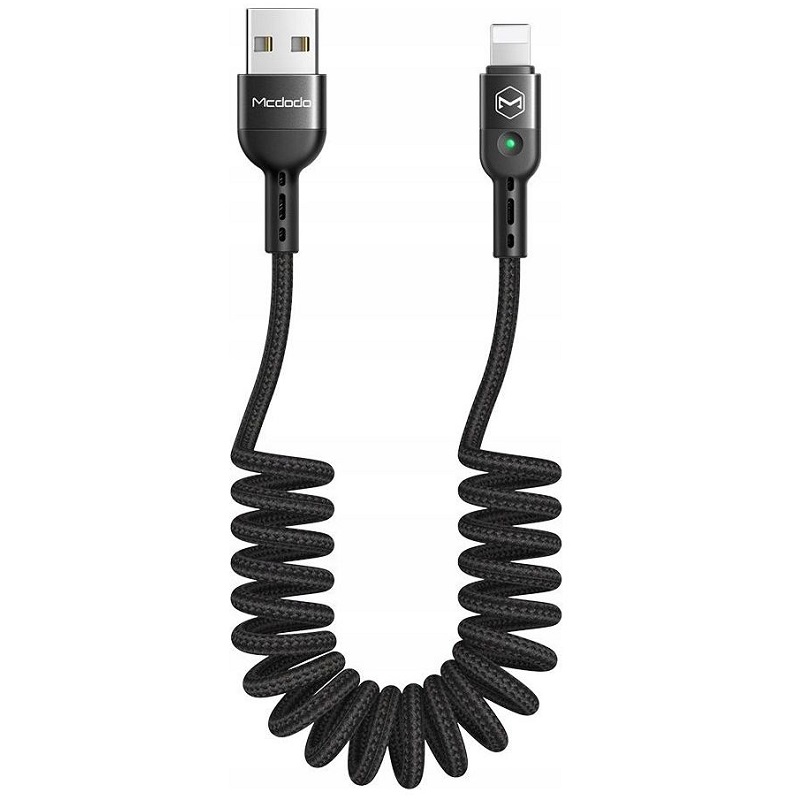 Levně Mcdodo CA-6410 USB to Lightning, pružina, 1,8m