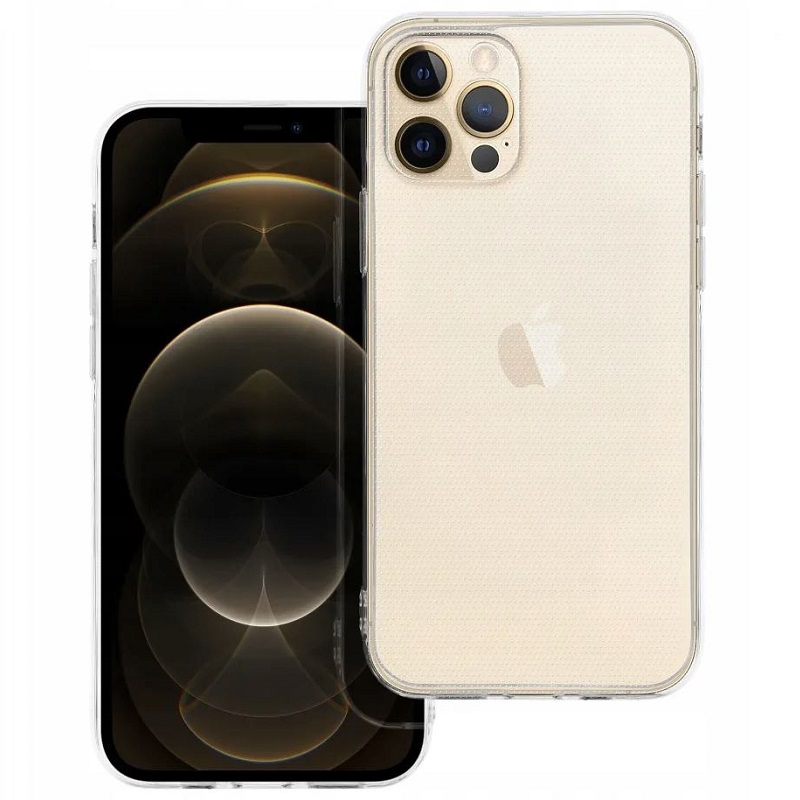 Pouzdro silikon Apple iPhone 12 PRO 6.1 Camera Protection transparentní