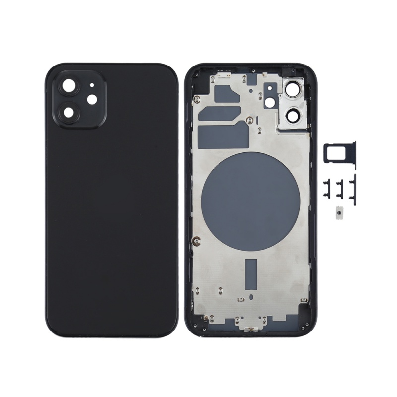 1031517_Kryt Apple iPhone 12 baterie + stredovy ramecek osazeny cerny.jpg