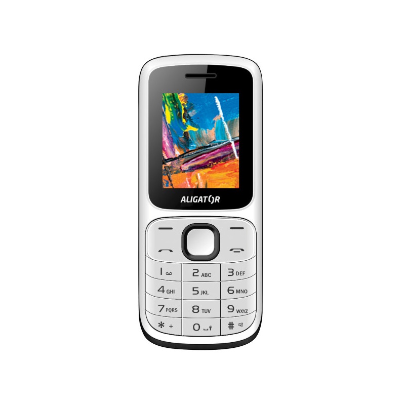 Levně Aligator D210 Dual Sim bílo černý