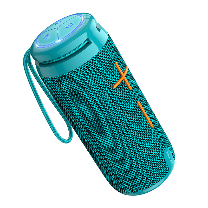 Reproduktor Bluetooth Borofone Fashion BR24 10W, BT 5.3, 1200mAh, s poutkem tyrkysový