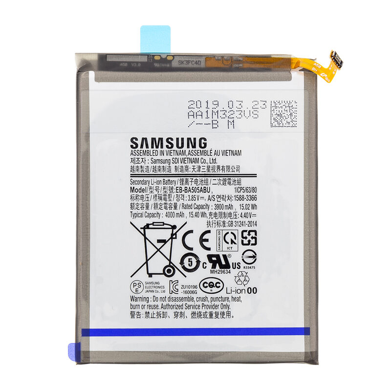 Baterie Samsung EB-BA505ABU A505 Galaxy A50, A307 Galaxy A03s Li-ion 4000mAh (Service pack) Original