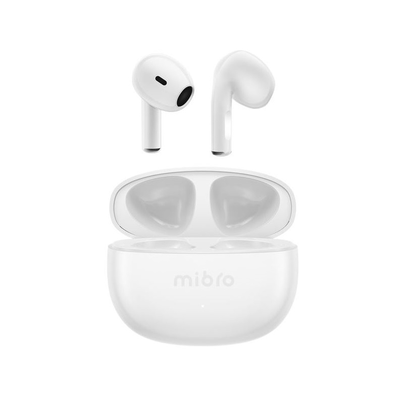 HF Bluetooth Mibro Earbuds 4 BT 5.3 TWS bezdrátová sluchátka White