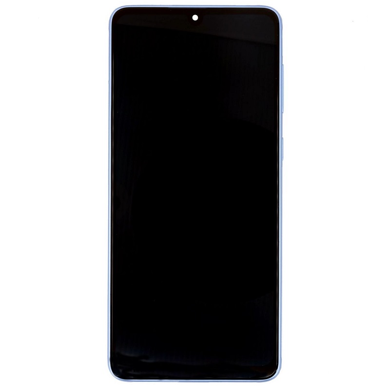 LCD display Samsung A336B Galaxy A33 5G + dotyk + přední kryt OLED modrý