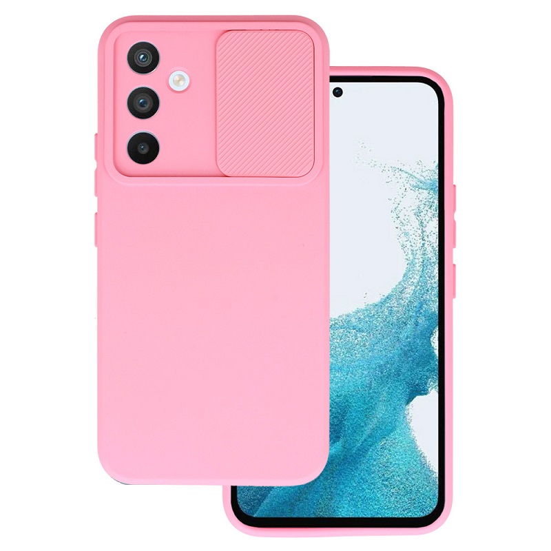 Pouzdro silikon Samsung A546 Galaxy A54 5G CamShield Soft světle růžové