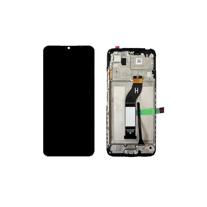 LCD display Xiaomi Redmi 13C + dotyk + přední kryt Service Pack Original černý