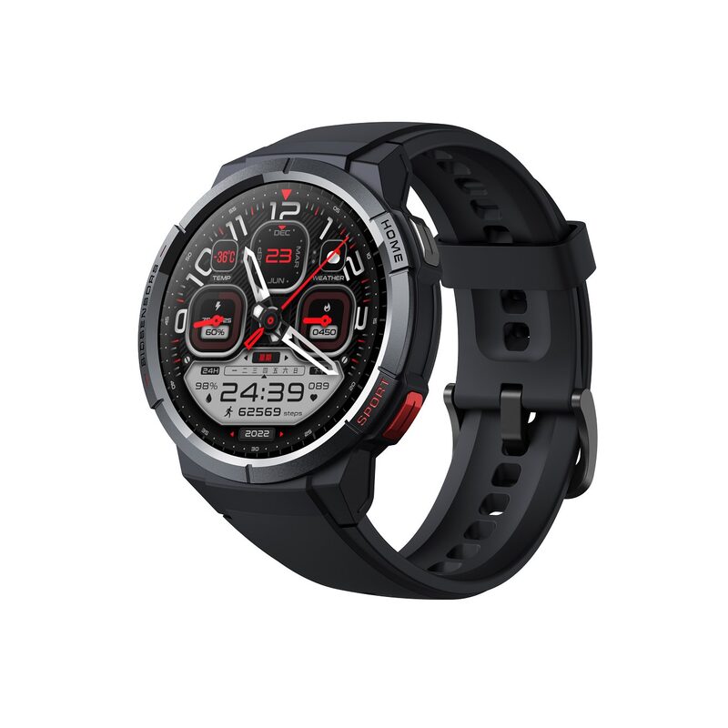 Levně Hodinky Mibro Watch GS Amoled LCD 1,43", GPS, 5ATM Dark Grey