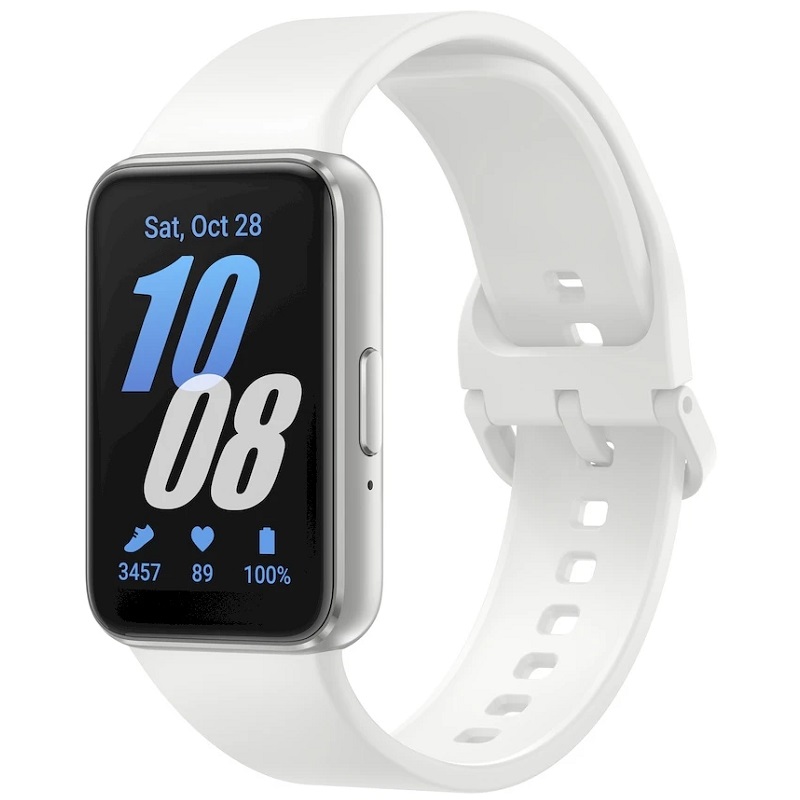 SAMSUNG Galaxy Fit3 SM-R390 hodinky fitness náramek Silver