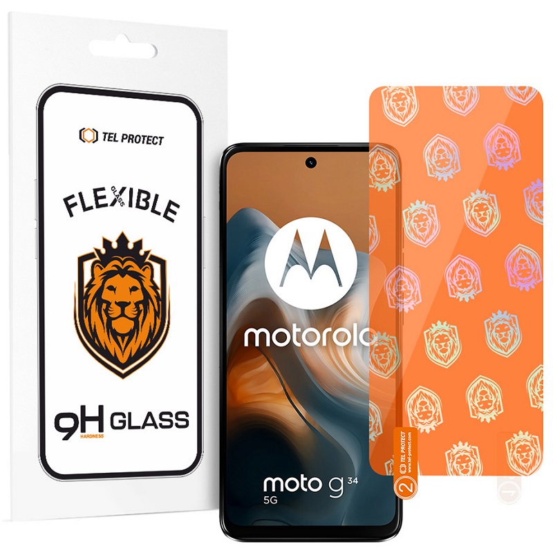 Levně Screen Glass Motorola Moto G04, Moto G24, Moto G34 5G Flexible Nano 1032449