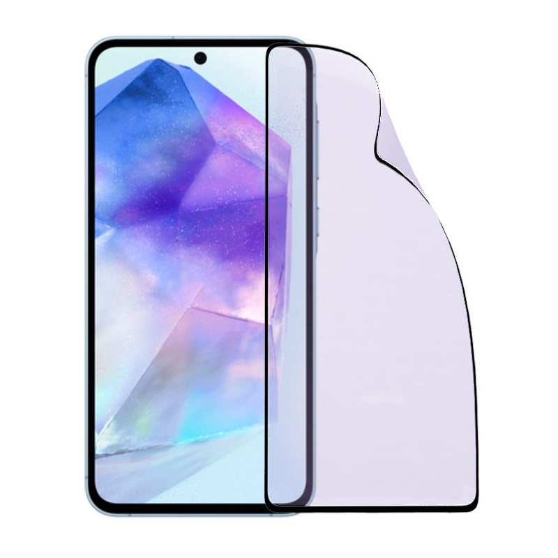 Levně Screen Glass Protector Samsung A356 Galaxy A35 5G, A556 A55 5G 5D Full Glue Ceramic černé 1032655