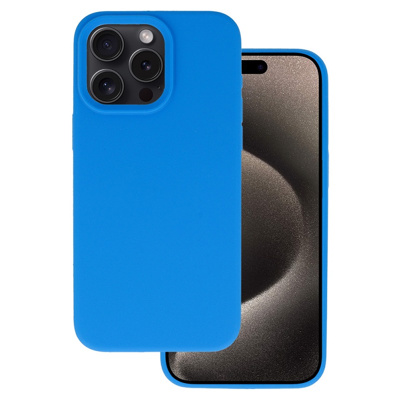 Pouzdro silikon Motorola Moto G54 5G matné Soft Azurové modré