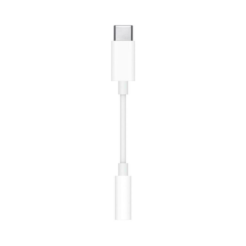 Levně Redukce audio adaptér Apple MU7E2ZM/A USB-C na 3,5mm jack DAC převodník Original BOX White