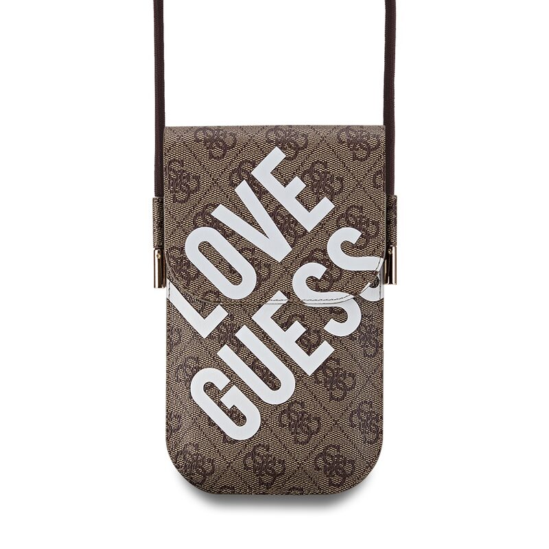 Pouzdro Guess PU 4G Big Love Logo ta ka na telefon Black MobilMax.cz