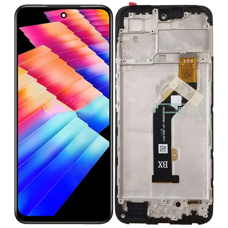 1035027_LCD display Infinix Hot 30 4G + dotyk + predni kryt cerny.jpg