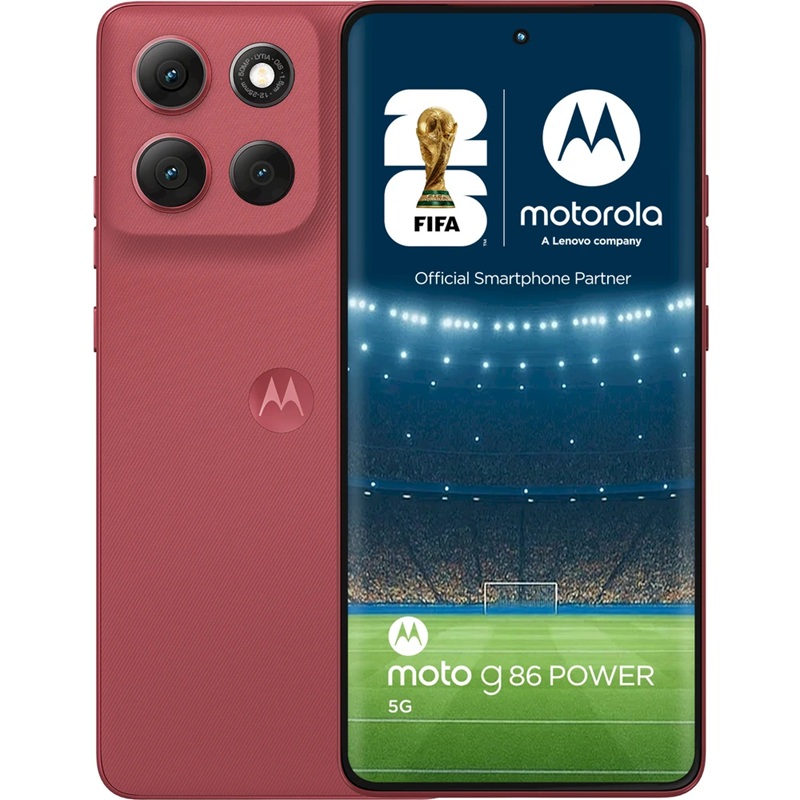 Levně Motorola Moto G86 POWER 5G 12GB + 256GB PANTONE Chrysanthemum červená