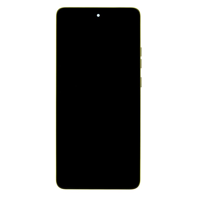 Levně LCD display Motorola Moto G86 + dotyk. + přední kryt (Service Pack) Original Golden Cypress Green