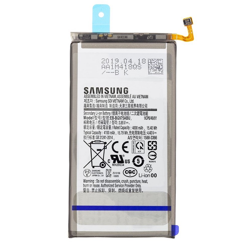 Baterie Samsung EB-BG975ABU 4100mAh Galaxy S10 Plus G975 Original (volně)