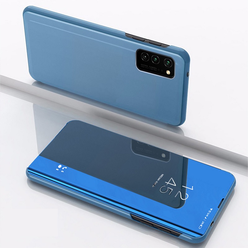 Pouzdro Flip Huawei Y6P Clear View modré