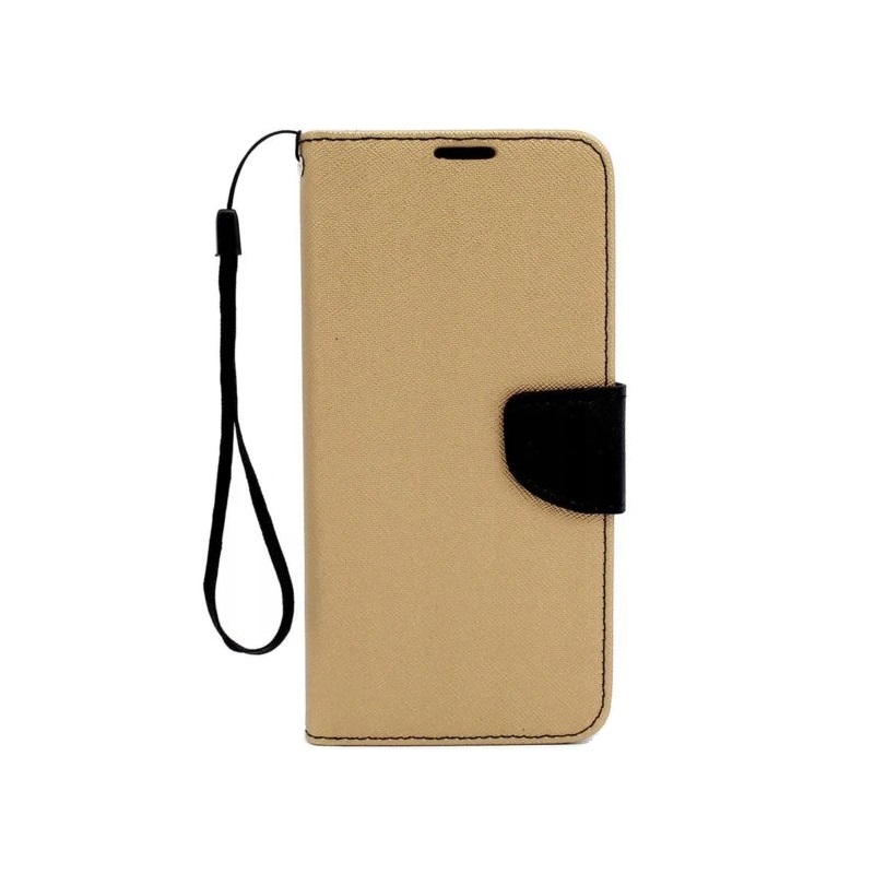 Pouzdro Flip Fancy Diary Huawei Y7 zlaté / černé