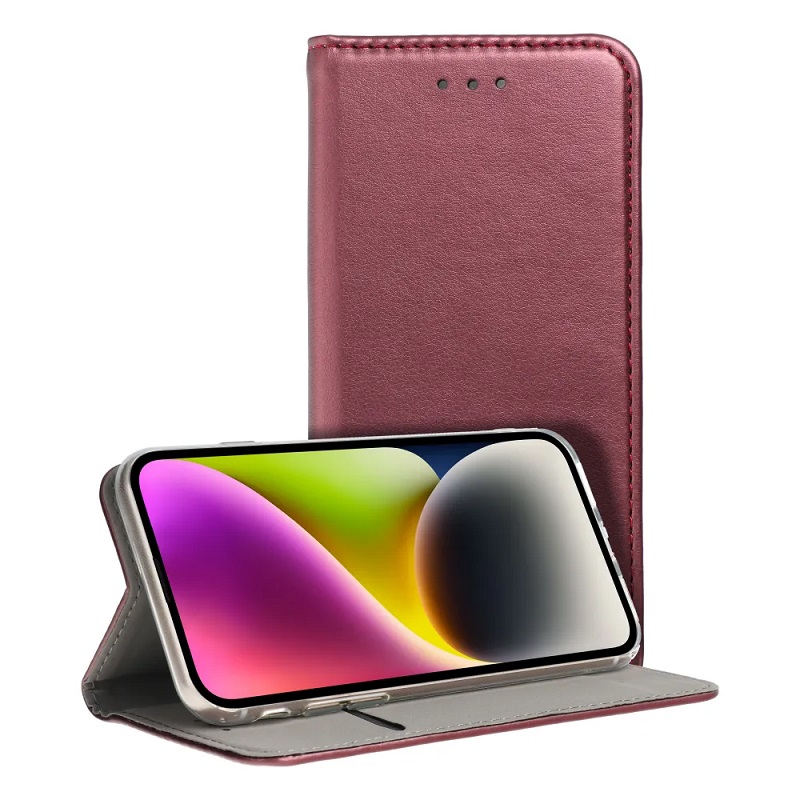 Pouzdro Flip Magnet Book Xiaomi Redmi A1, Redmi A2 vínové