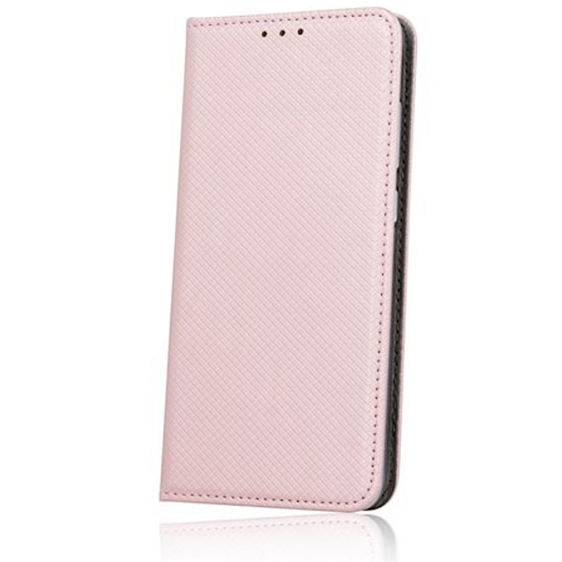 Pouzdro Flip Smart Book Huawei P Smart 2019 růžové / zlaté