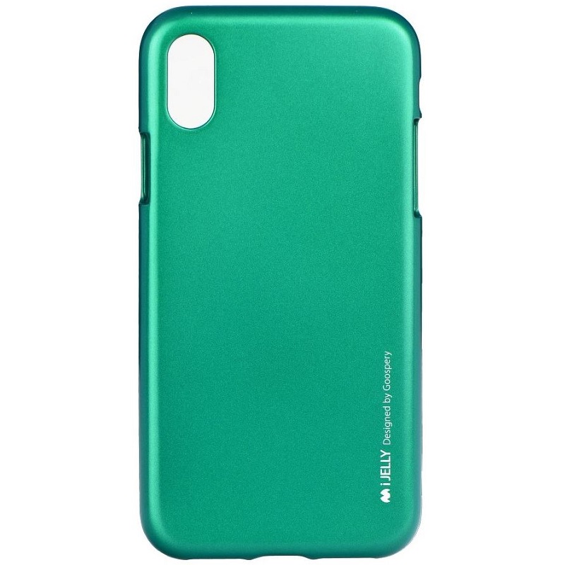 Pouzdro i-Jelly Case Apple iPhone X silikon zelené