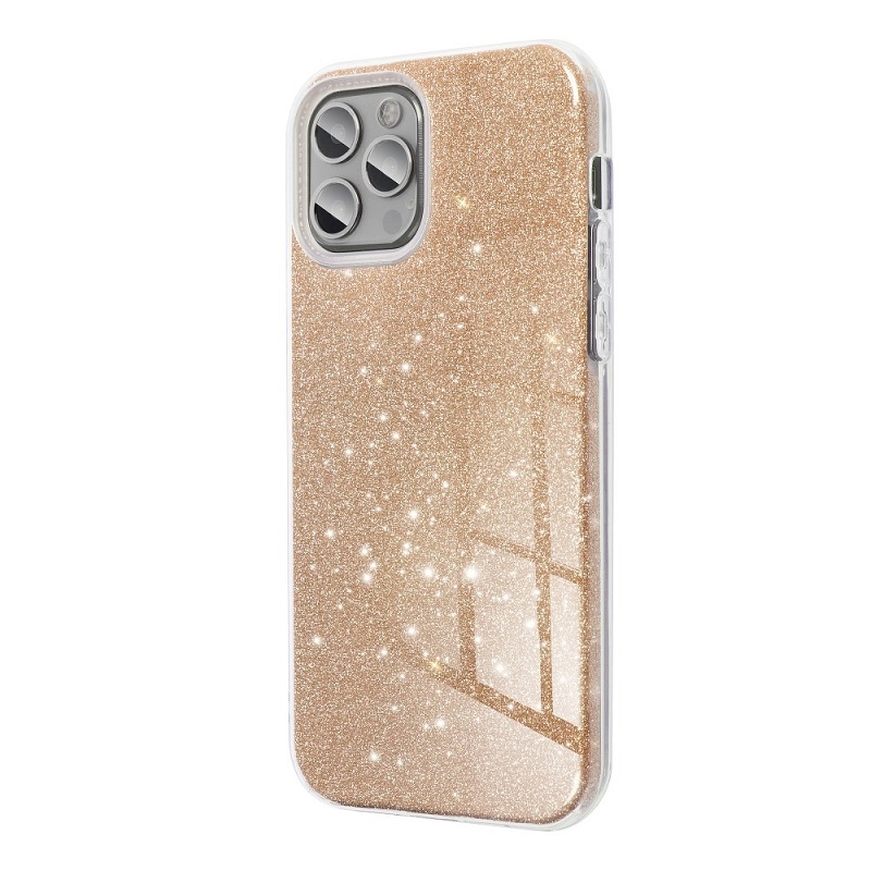 Pouzdro Samsung Galaxy A53 5G, třpytky zlaté