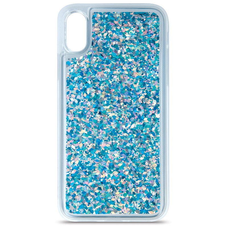 Levně Pouzdro Beweare Liquid Sparkle 3D TPU Xiaomi Redmi 10C - modré