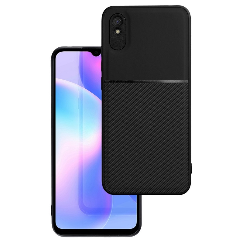 Levně Pouzdro silikon Xiaomi Redmi 9C Noble s výztuhou černé