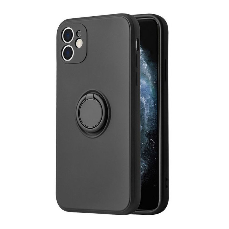 Pouzdro silikon Xiaomi Redmi Note 10, Note 10S Vennus Ring černé