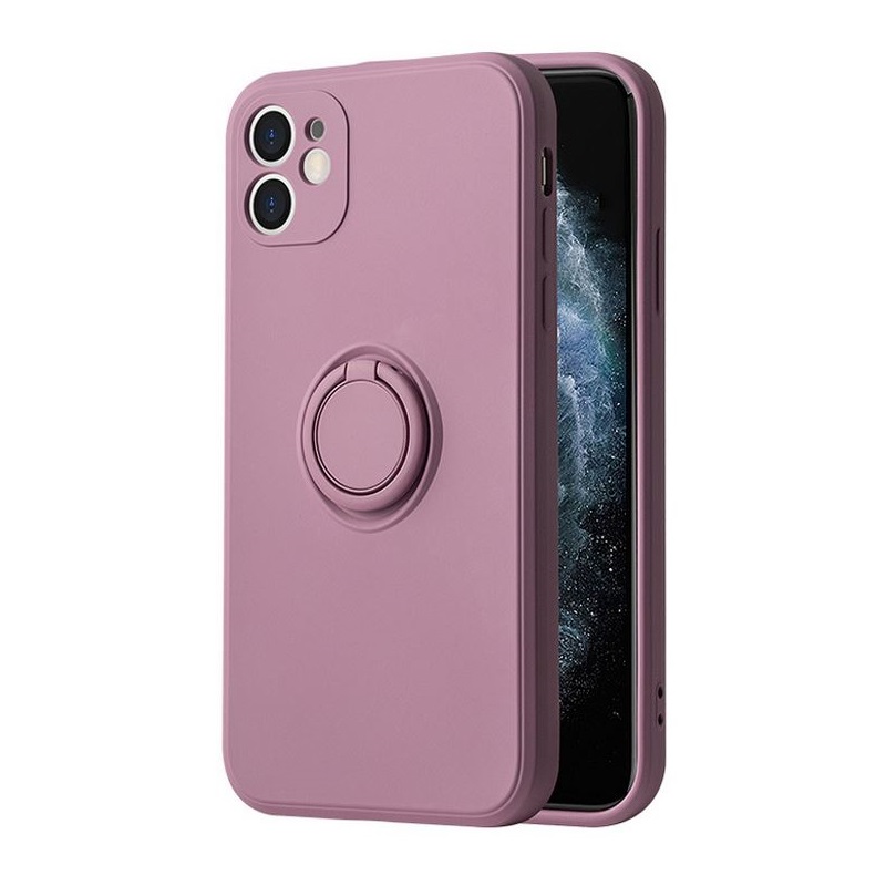 Pouzdro silikon Xiaomi Redmi Note 10, Note 10S Vennus Ring fialové