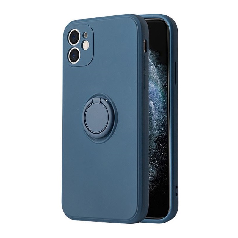 Levně Pouzdro silikon Xiaomi Redmi Note 10, Note 10S Vennus Ring modré